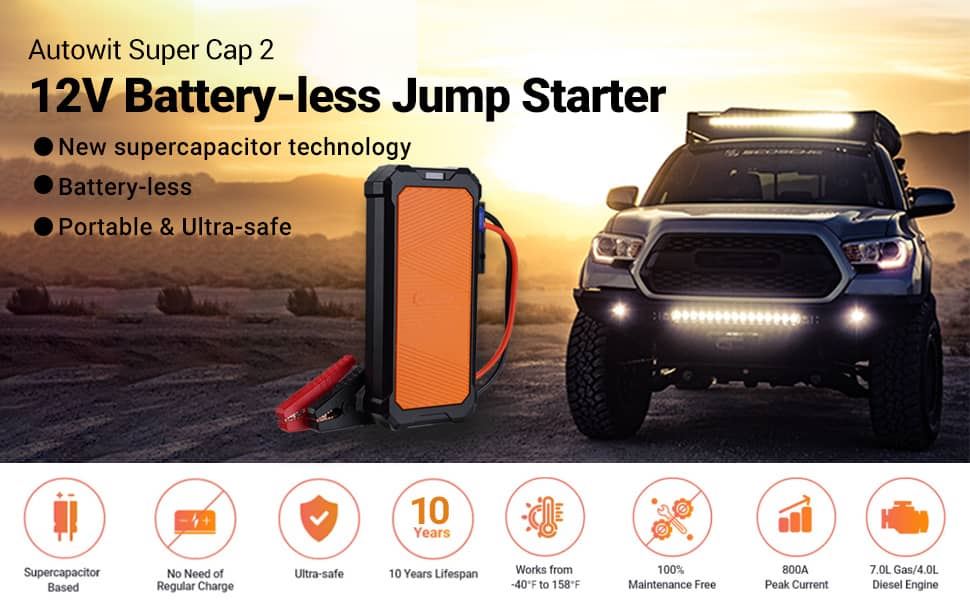 Nouveau lancement Autowit SuperCap 2 Jump Starter